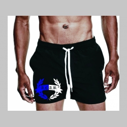 A.C.A.B. - plavky s mot&iacute;vom - plavkov&eacute; p&aacute;nske kraťasy s pohodlnou gumou v p&aacute;se a &scaron;n&uacute;rkou na dotiahnutie vhodn&eacute; aj ako klasick&eacute; kraťasy na voľn&yacute; čas